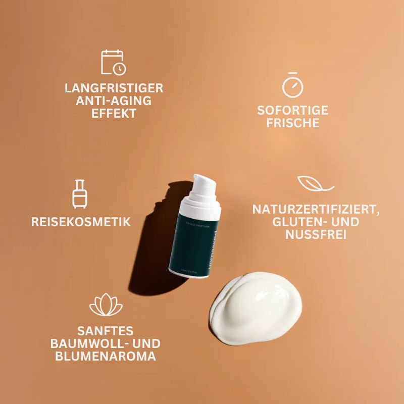 Glättende Augencreme + gratis eBook